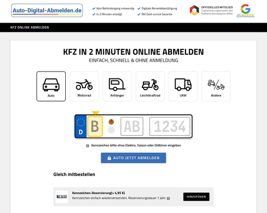 Wunderschone Kfz Abmelden Munchen Termin Bilder